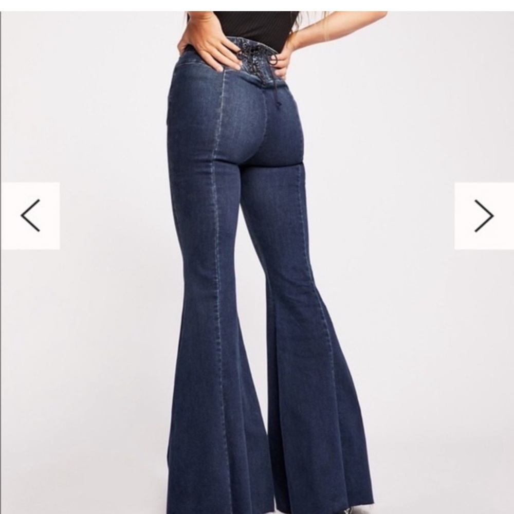 Free people bell bottom jeans